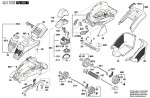 Bosch 3 600 HA4 27A Rotak 400 ER Lawnmower 230 V / GB Spare Parts Rotak400ER